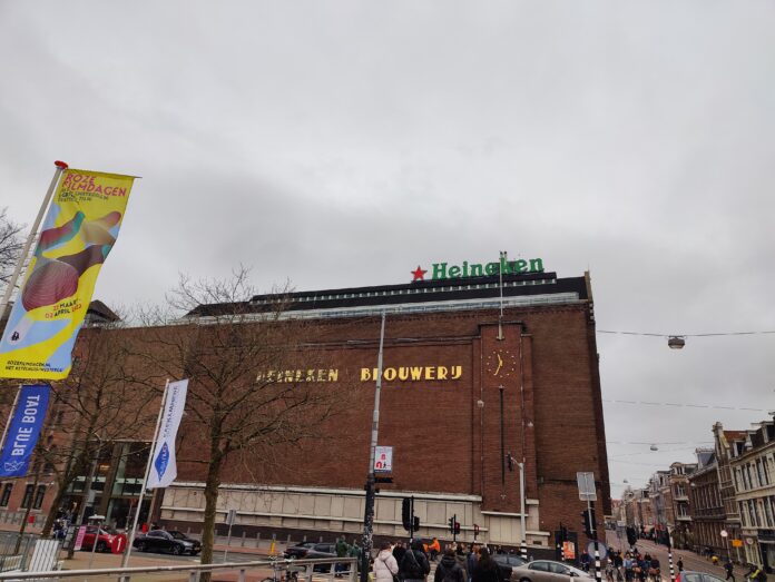 Heineken brouwerij in Amsterdam